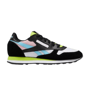 Reebok Classic Leather Big Kid 'Black White Digital Blue'