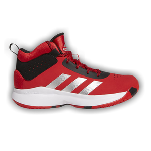 Adidas Cross 'Em Up 5 J Wide 'Vivid Red Silver Metallic'
