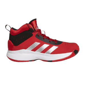 Adidas Cross 'Em Up 5 J Wide 'Vivid Red Silver Metallic'