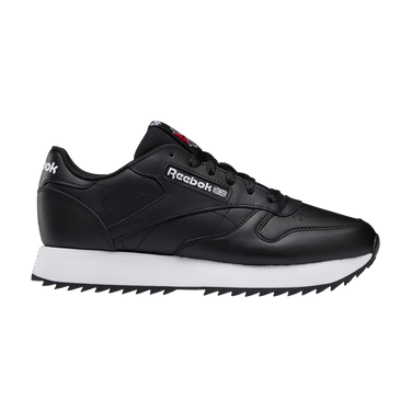 Reebok Wmns Classic Leather Ripple 'Black White'