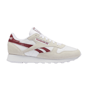 Reebok Classic Leather 'White Classic Burgundy'