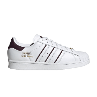 Adidas Superstar 'Colour Pop - White Shadow Maroon'