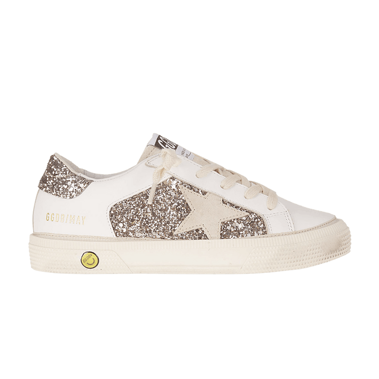 Golden Goose May Kids 'Glitter - Optic White Cinder' GYF00715 F005321 11694
