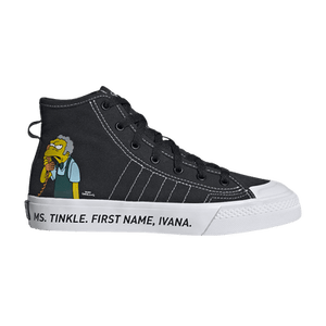 The Simpsons x adidas Nizza Hi RF J 'Pranks On Moe'