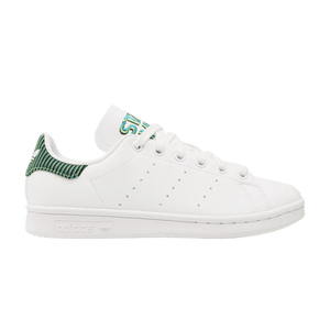 Adidas Stan Smith J 'White Green Embroidered'