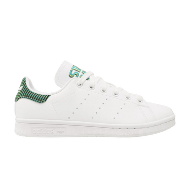 Adidas Stan Smith J 'White Green Embroidered'