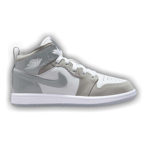 Air Jordan 1 Mid SE PS 'Patent Cool Grey'
