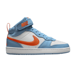 Nike Court Borough Mid 2 GS 'Aquarius Blue Total Orange'