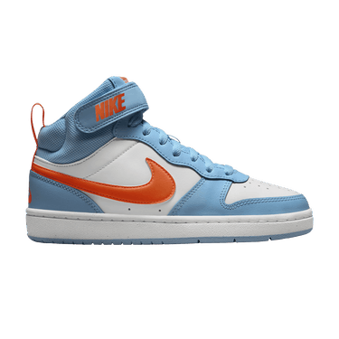 Nike Court Borough Mid 2 GS 'Aquarius Blue Total Orange'