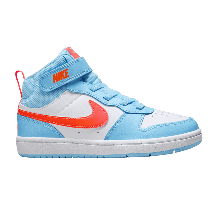 Nike Court Borough Mid 2 PS 'Aquarius Blue Orange' HF4792 407