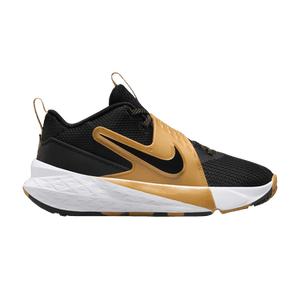 Nike Team Hustle D12 GS 'Black Metallic Gold'