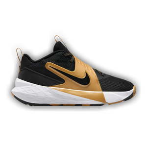 Nike Team Hustle D12 GS 'Black Metallic Gold'