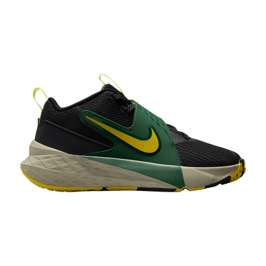 Nike Team Hustle D12 GS 'Black Fir Bright Citron'