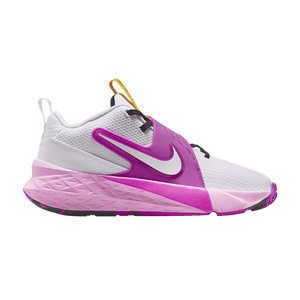 Nike Team Hustle D 12 GS 'White Vivid Purple'