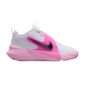 Nike Team Hustle D 12 GS 'White Pink Rise'