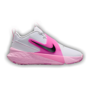 Nike Team Hustle D 12 GS 'White Pink Rise'