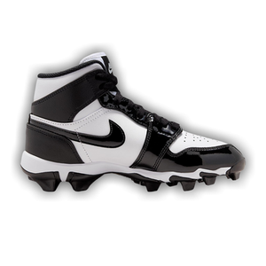 Air Jordan 1 Mid Cleats GS 'White Black'