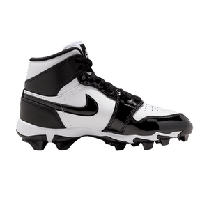 Air Jordan 1 Mid Cleats GS 'White Black'