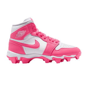 Air Jordan 1 Mid Cleat GS 'White Sunset Pulse'