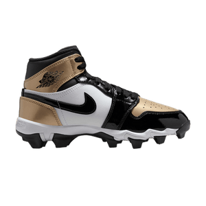 Air Jordan 1 Mid Cleat GS 'Gold Toe'