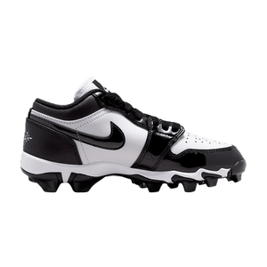 Air Jordan 1 Low GS Cleats 'White Black'