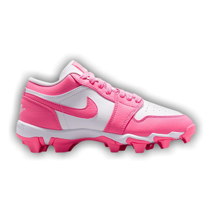Air Jordan 1 Low Cleat GS 'White Sunset Pulse'