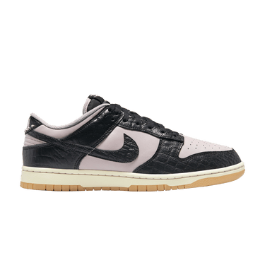 Nike Dunk Low 'Black Platinum Violet Croc'