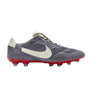 Nike Premier 3 Low FG 'Light Graphite Varsity Red'