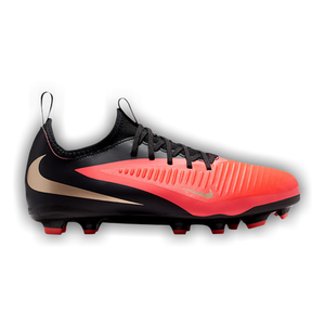 Nike Jr. Phantom 6 Low Academy MG GS 'Bright Crimson Black'