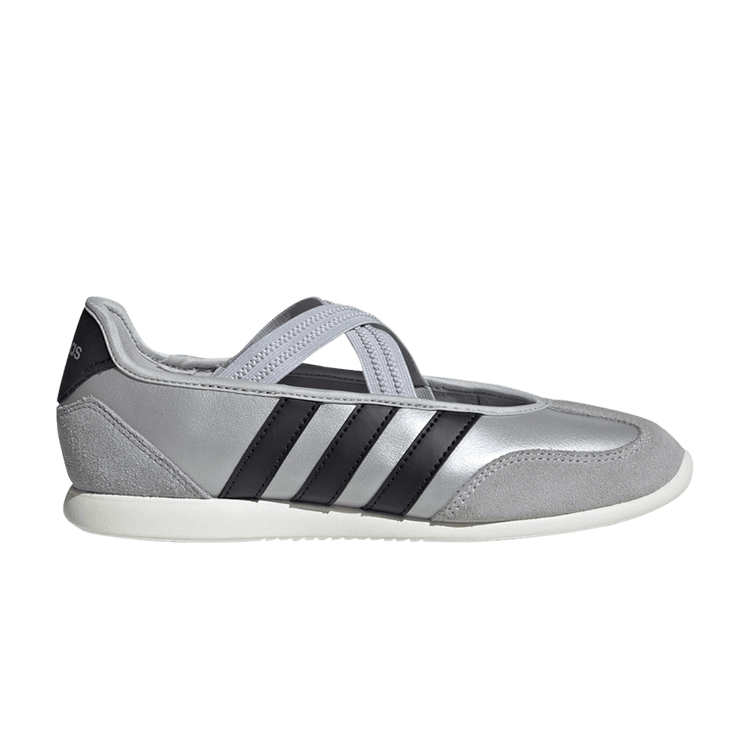 adidas Wmns Barreda Mary Jane 'Silver Metallic Core Black Off White' HP3520