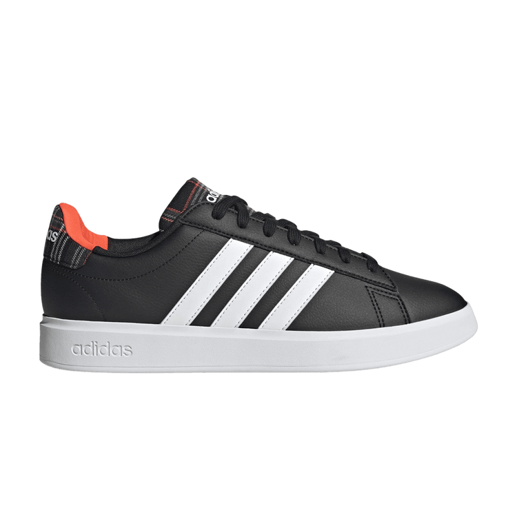 Adidas Grand Court Cloudfoam 'Black Plaid' HQ1721