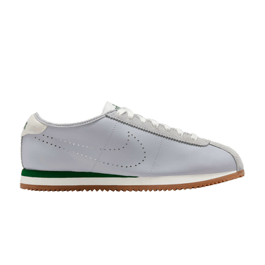 Nike Wmns Cortez Leather 'Wolf Grey Perforated Swoosh'