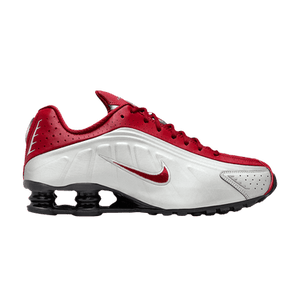 Nike Shox R4 'Metallic Silver Black Team Crimson'