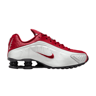 Nike Shox R4 'Metallic Silver Black Team Crimson'