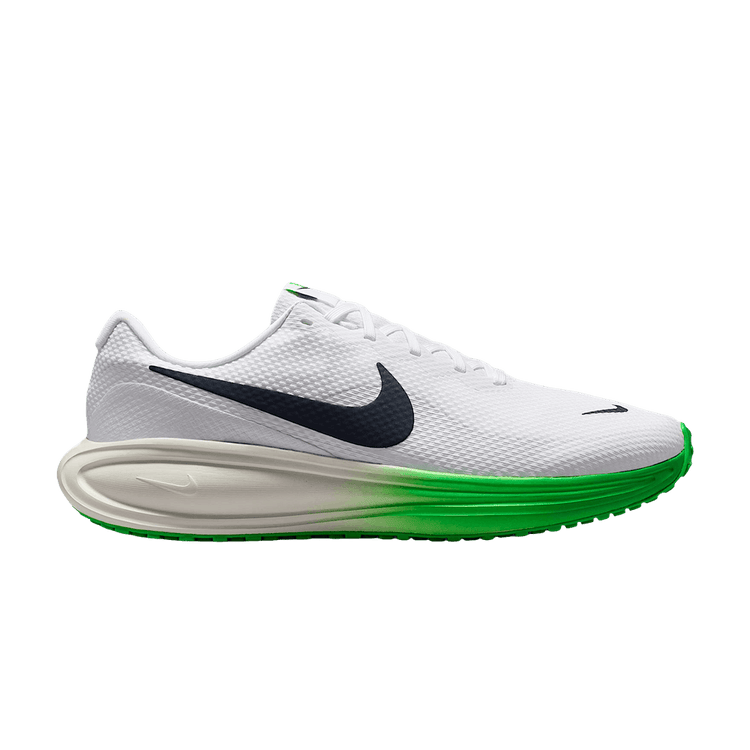 Nike Revolution 8 Road (Wide) 'White Green Spark Summit White Midnight Navy' HQ1996 102