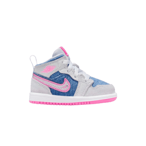 Air Jordan 1 Mid SE TD 'Denim Sequin'