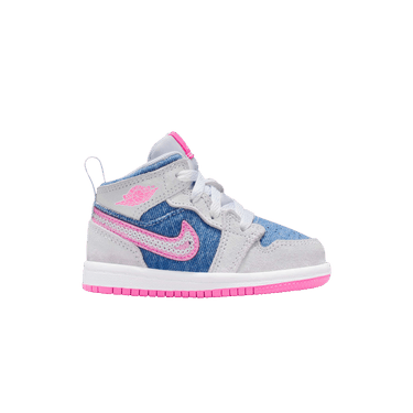 Air Jordan 1 Mid SE TD 'Denim Sequin'