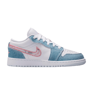 Air Jordan 1 Low GS 'Denim Sequin'