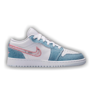 Air Jordan 1 Low GS 'Denim Sequin'