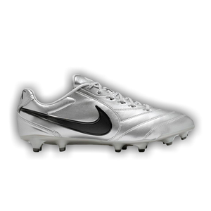 Nike Tiempo Ligera Pro FG Low 'Metallic Silver Black'