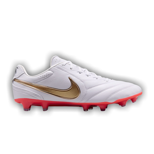 Nike Tiempo Ligera Pro FG Low 'White Bright Crimson Blur'