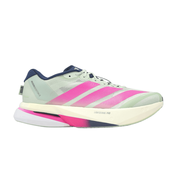 adidas Adizero Boston 13 M 'Linen Green Shock Pink Dark Blue' HQ4912
