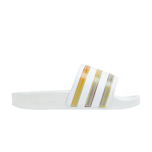 Adidas Adilette Slide J 'White Multi-Color'