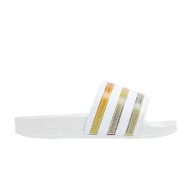 Adidas Adilette Slide J 'White Multi-Color'