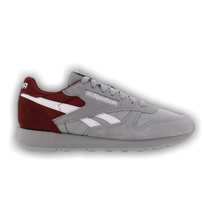 Reebok Classic Leather 'Pure Grey Classic Burgundy'