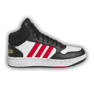 Adidas Hoops Mid J 'Black White Vivid Red'