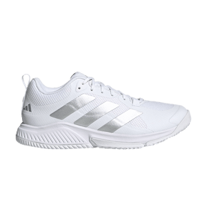 Adidas Wmns Court Team Bounce 2.0 'White Silver Metallic'