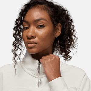 Air Jordan Flight Fleece Quarter Zip Top 'Sail/Sail'