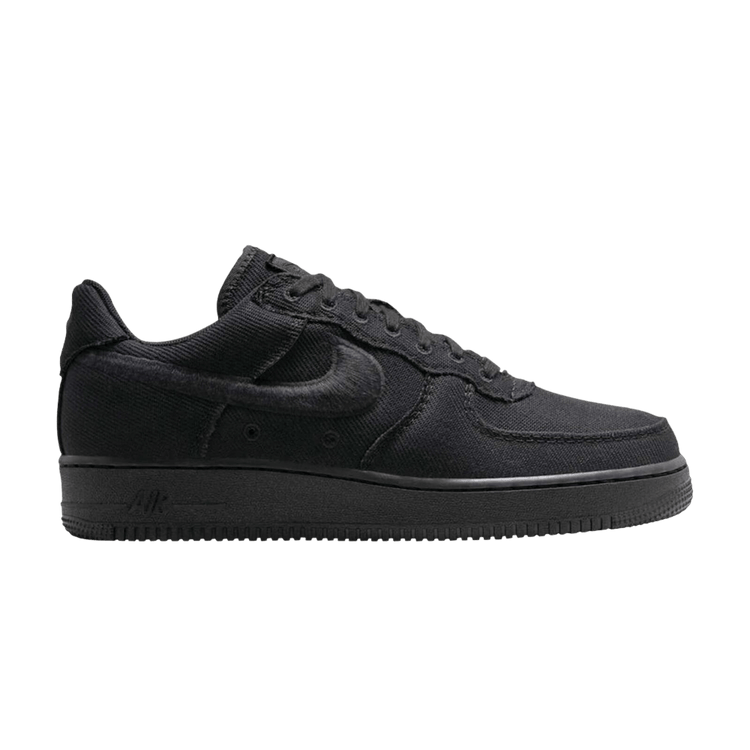 Nike Air Force 1 Low 'Canvas Triple Black' HV1204 002