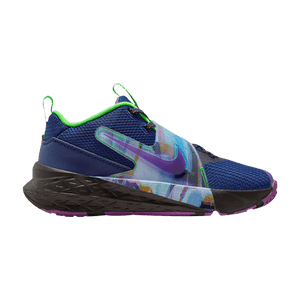 Nike Team Hustle D12 GS 'Blue Void Vivid Purple Black'